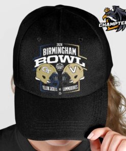 2024 Birmingham Bowl Head To Head Georgia Tech Yellow Jackets And Vanderbilt Commodores Matchup Helmets Classic Cap Hat Snapback