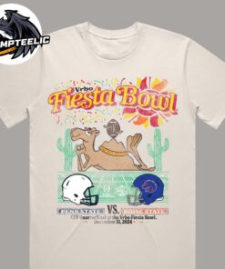 2024 CFP Vrbo Fiesta Bowl Matchup Camelback Penn State Nittany Lions Face Boise State Broncos Unisex T-Shirt