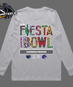 2024 CFP Vrbo Fiesta Bowl Matchup Desert Penn State Nittany Lions Versus Boise State Broncos Unisex Long Sleeve T-Shirt