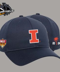 2024 Cheez-It Citrus Bowl December Illinois Fighting Illini Team Logo In Orlando Florida At Camping World Stadium Classic Cap Hat Snapback