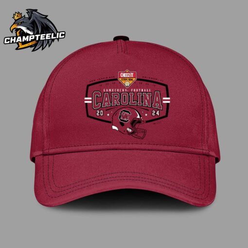 2024 Cheez-It Citrus Bowl December South Carolina Gamecocks Helmet In Orlando Florida At Camping World Stadium Red Cap Hat Snapback