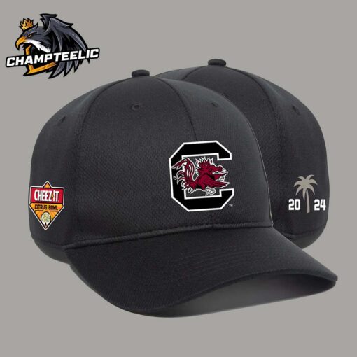 2024 Cheez-It Citrus Bowl December South Carolina Gamecocks Team Logo In Orlando Florida At Camping World Stadium Classic Cap Hat Snapback