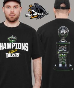 2024 GameAbove Sports Bowl Champions Toledo Rockets Trophy Two Sides Unisex T-Shirt