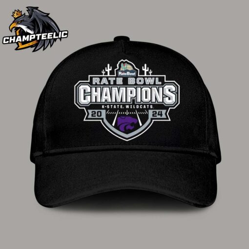 2024 Rate Bowl K-State Wildcats Champions Classic Cap Hat Snapback