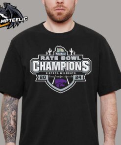 2024 Rate Bowl K-State Wildcats Champions Unisex T-Shirt