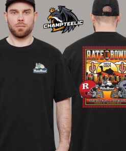 2024 Rate Bowl Matchup Camelback Scarlet Knights Rutgers Head To Head K State Wildcats Helmets Desert Match Two Sides Unisex T-Shirt