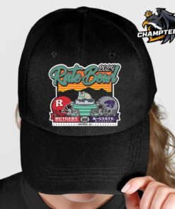 2024 Rate Bowl Matchup Phoenix Face-off Scarlet Knights Rutgers Versus K State Wildcats Vintage Style Classic Cap Hat Snapback