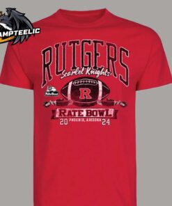 2024 Rate Bowl Scarlet Knights Rutgers Gridiron Glory Phoenix Arizona Vintage Style Unisex T-Shirt