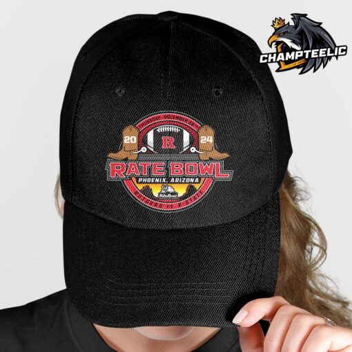 2024 Rate Bowl Scarlet Knights Rutgers Rodeo Logo Classic Cap Hat Snapback