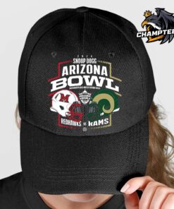 2024 Snoop Dogg Arizona Bowl Miami RedHawks Versus Colorado State Rams Head To Head Helmet Matchup College Football Bowl Season Cap Hat Snapback