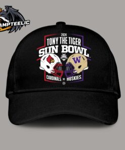 2024 Tony The Tiger Sun Bowl Louisville Cardinals Head To Head Washington Huskies Championship Matchup Helmet Cap Hat Snapback