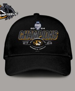 2024 TransPerfect Music City Bowl Missouri Mizzou Football Champions Score Classic Cap Hat Snapback