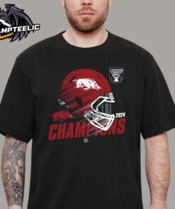 Arkansas Razorbacks Football 2024 Liberty Bowl Champions Helmet Unisex T-Shirt