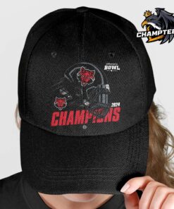 Arkansas State Red Wolves 2024 68 Ventures Bowl Champions Helmet Classic Cap Hat Snapback