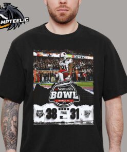 Arkansas State Red Wolves Taking Home The 2024 68 Ventures Bowl Champions 38 31 Final Scores Classic T-Shirt