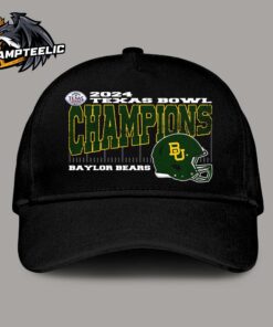 Baylor Bears 2024 Kinders Texas Bowl Champions Vintage Style Helmet College Football Bowl Game Classic Cap Hat Snapback