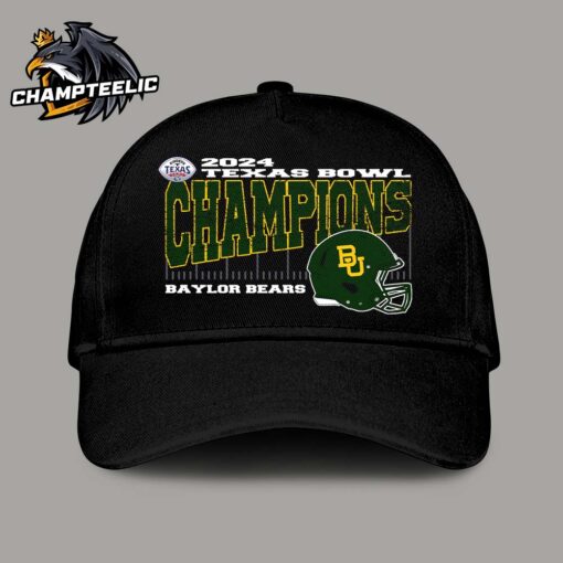 Baylor Bears 2024 Kinders Texas Bowl Champions Vintage Style Helmet College Football Bowl Game Classic Cap Hat Snapback