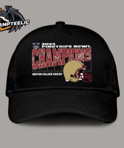 Boston College Eagles 2024 Bad Boy Mowers Pinstripe Bowl Champions Vintage Style Helmet Classic Cap Hat Snapback