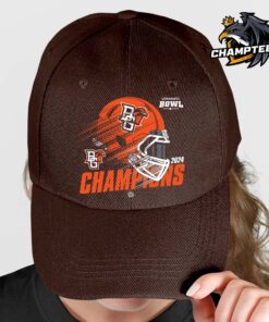 Bowling Green Falcons 2024 68 Ventures Bowl Champions Helmet Classic Cap Hat Snapback