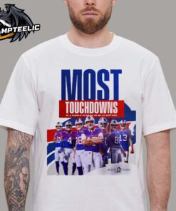 Buffalo Bills NFL Most Touchdowns In A Single Season In Bills History Classic T-Shirt