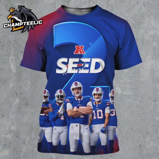 Buffalo Bills The No 2 Seed In Our 2024 NFL AFC East All Over Print Shirt