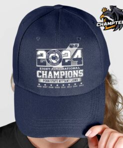 Celebrate Penn State Nittany Lions Women’s Volleyball 2024 Eight Time National Champions Classic Cap Hat Snapback