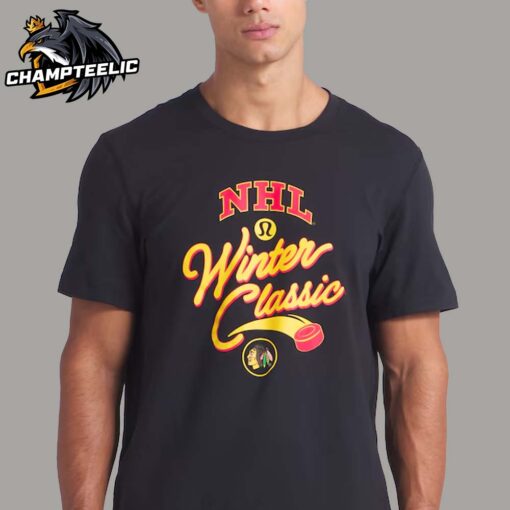 Chicago Blackhawks 2025 NHL Winter Classic Chicago Hockey Puck Unisex T-Shirt