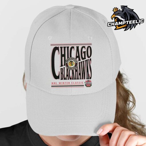 Chicago Blackhawks 2025 NHL Winter Classic Chicago Richmond Powerhouse Classic Cap Hat Snapback