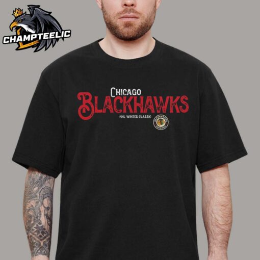 Chicago Blackhawks 2025 NHL Winter Classic Richmond Inked Unisex T-Shirt