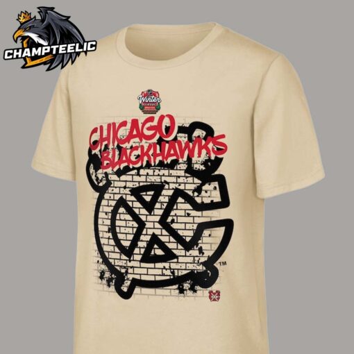 Chicago Blackhawks 2025 NHL Winter Classic Street Art Unisex T-Shirt