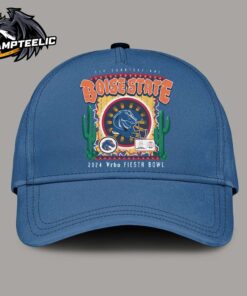 College Football Playoff 2025 Boise State Broncos Vrbo Fiesta Bowl Bound Desert Cactus Blue Cap Hat Snapback