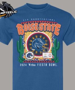 College Football Playoff 2025 Boise State Broncos Vrbo Fiesta Bowl Bound Desert Cactus Unisex T-Shirt