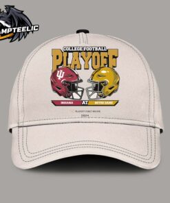 College Football Playoff 2025 Indiana Hoosiers at Notre Dame Fighting Irish First Round Head To Head Classic Cap Hat Snapback