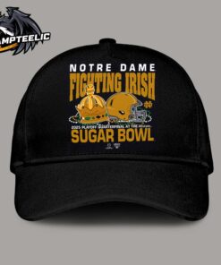 College Football Playoff 2025 Notre Dame Fighting Irish Allstate Sugar Bowl Bound Crow And Jewelry Classic Cap Hat Snapback