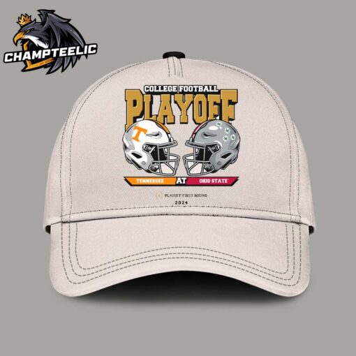 College Football Playoff 2025 Tennessee Volunteers at Ohio State Buckeyes First Round Head To Head Classic Cap Hat Snapback