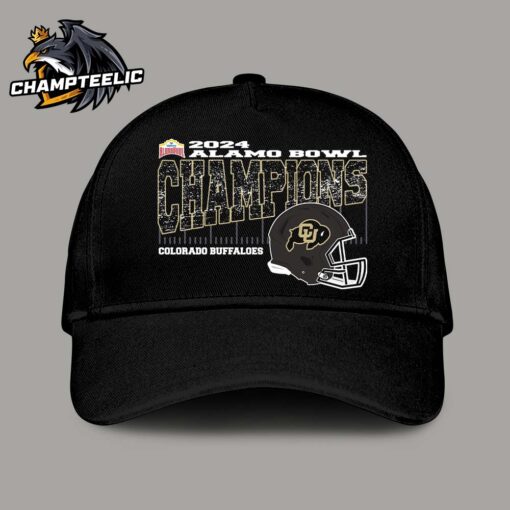 Colorado Buffaloes 2024 Alamo Bowl Champions College Football Bowl Season Helmet Classic Cap Hat Snapback