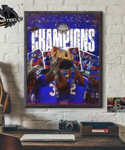 Congrats Florida Gators Football Are 2024 Gasparilla Bowl Champions Home Decor Poster Canvas