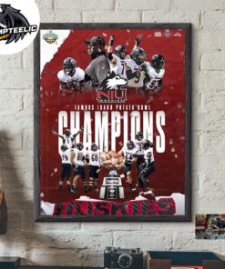 Congrats Northern Illinois Huskies Back To Back 2024 Famous Idaho Potato Bowl Champions Home Decor Poster Canvas