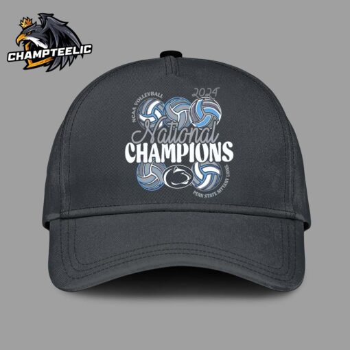 Congrats Penn State Nittany Lions 2024 NCAA Women’s Volleyball National Champions Stacked Classic Cap Hat Snapback