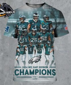 Congrats Philadelphia Eagles Are 2024 NFC East Champions All Over Print Shirt