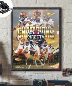 Congrats Syracuse Orange 2024 Directv Holiday Bowl Champions Poster Canvas For Home Decorations