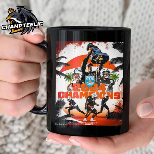 Congrats UTSA Football Are 2024 Myrtle Beach Bowl Champions 210 Triangle Of Toughness Ceramic Mug