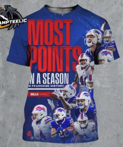 Everybody Eats NFL Buffalo Bills Most Points In A Season In Franchise History All Over Print Shirt