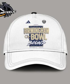 Georgia Tech Yellow Jackets 2024 Birmingham Bowl Participant Bowl Bound Adidas Classic Cap Hat Snapback