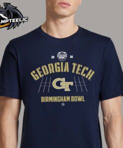 Georgia Tech Yellow Jackets 2024 Birmingham Bowl Team Logo Unisex T-Shirt