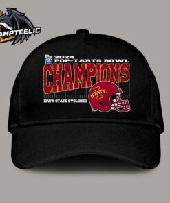 Iowa State Cyclones 2024 Pop Tarts Bowl Champions Vintage Style Helmet Classic Cap Hat Snapback