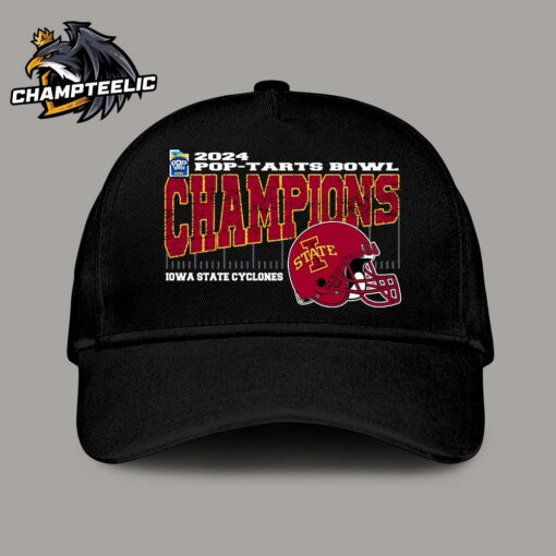 Iowa State Cyclones 2024 Pop Tarts Bowl Champions Vintage Style Helmet Classic Cap Hat Snapback