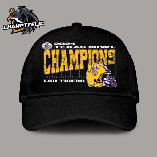 LSU Tigers 2024 Kinders Texas Bowl Champions Vintage Style Helmet College Football Bowl Game Classic Cap Hat Snapback