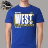 Los Angeles Rams Nike 2024 NFC West Division Champions Locker Room Trophy Collection Ready To Roll Unisex T-Shirt