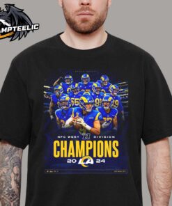 Los Angeles Rams 2024 NFC West Division Champions Not Done Yet Unisex T-Shirt